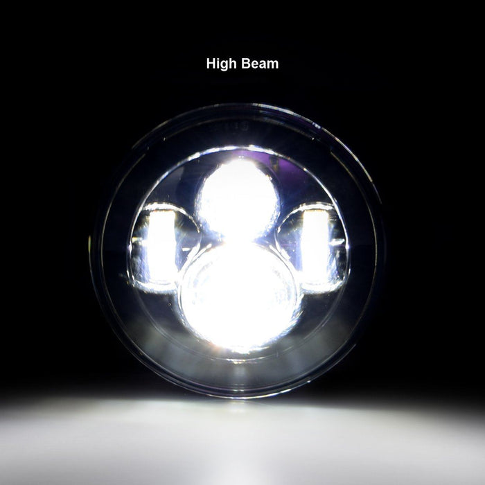 Smoked Lens LED Headlights for 97-18 Jeep Wrangler TJ/ JK (DOT Approved)| American Modified