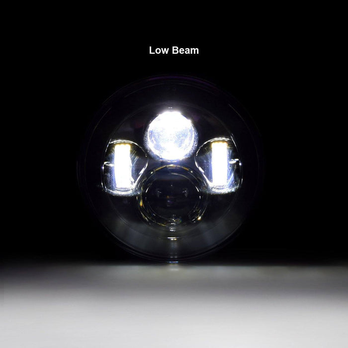 Smoked Lens LED Headlights for 97-18 Jeep Wrangler TJ/ JK (DOT Approved)| American Modified