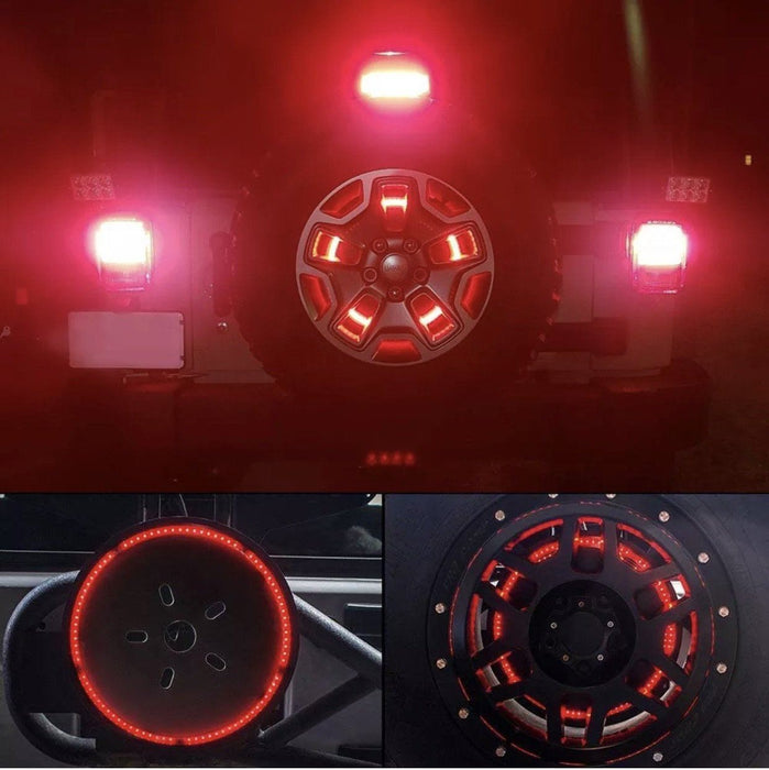 Spare Tire 3rd Brake Lights for 87-23 Wrangler TJ/ JK/ JL | American Modified