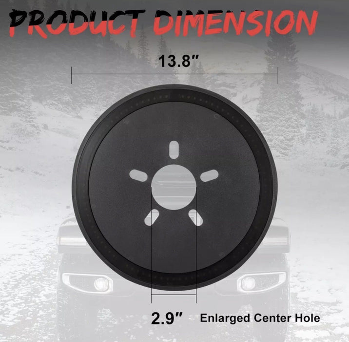 Spare Tire 3rd Brake Lights for 87-23 Wrangler TJ/ JK/ JL | American Modified
