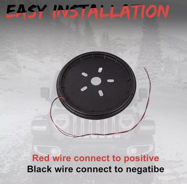 Spare Tire 3rd Brake Lights for 87-23 Wrangler TJ/ JK/ JL | American Modified