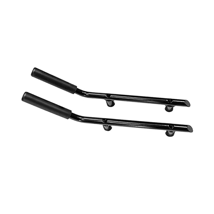 Black Front & Rear Grab Handles for 07-18 Jeep Wrangler JK