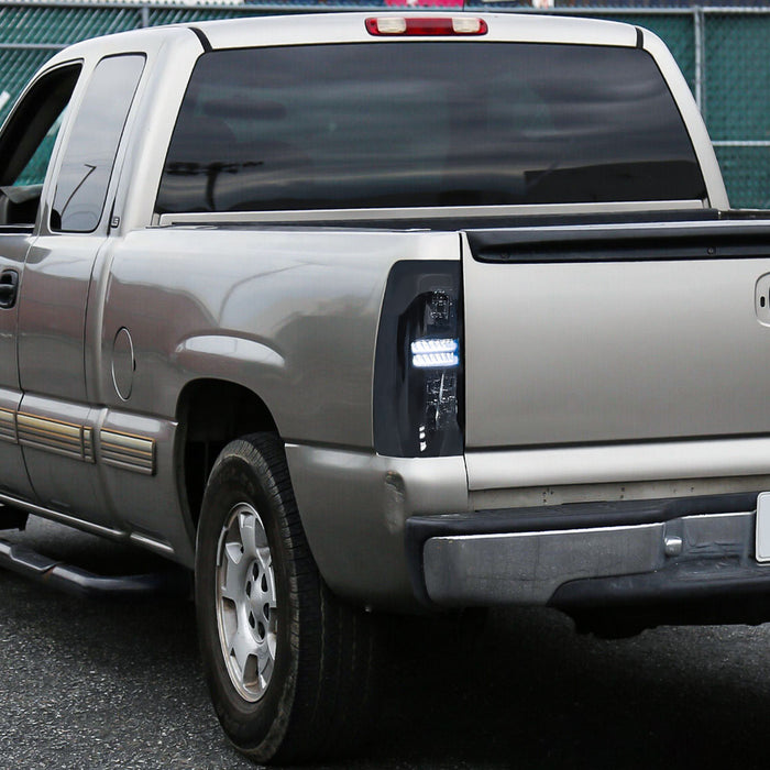 For 1999-2006 Chevy Silverado 1500 2500 3500 GMC Sierra Tail Lights Pair Lamps E - Foto 9