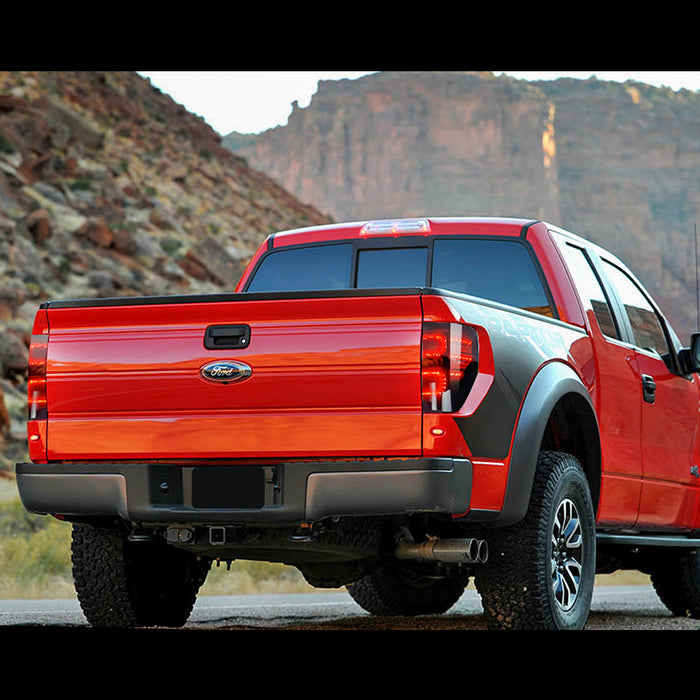 New smoked LED taillights W/Bulb for 09-14 Ford F150丨American Modified