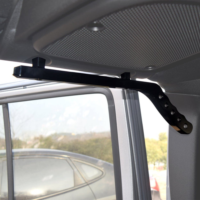 Aluminum Grab Handle - Front / Rear / Black / Red (11-18 Jeep Wrangler JK/ JKU) Grab Handles AMERICAN MODIFIED 