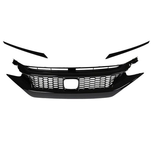 Honeycomb Type Grille (16-18 Honda Civic) Grilles AMERICAN MODIFIED 
