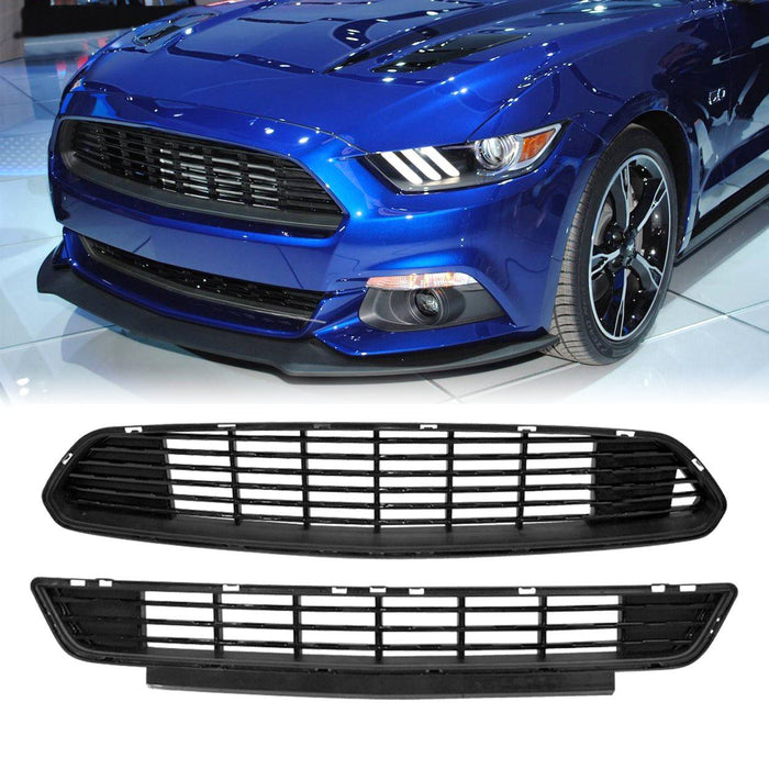 Grill Blk California Style (2015 - 2017 Ford Mustangs) Grilles AMERICAN MODIFIED 
