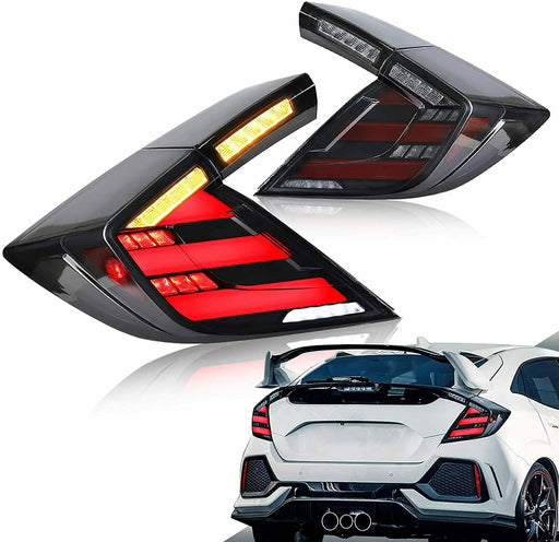  2017-2021 Honda Civic Hatchback LED Sequential Tail Lights \| American Modified