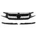 Knife Style Front Lips Chin Spoiler & Type R Style Grille Combo (16-18 Honda Civic) Body Kits AMERICAN MODIFIED 