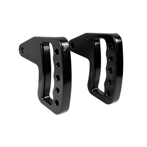 Aluminum Grab Handle - Front / Rear / Black / Red (11-18 Jeep Wrangler JK/ JKU) Grab Handles AMERICAN MODIFIED Front Black 