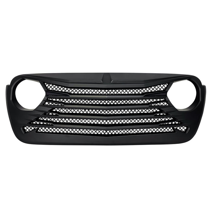 Tomahawk Grille - Matte Black for 18-23 Jeep Wrangler JL & Gladiator JT丨American Modified