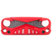 Hawke Grille - Red (07-18 Jeep Wrangler JK) Grilles AMERICAN MODIFIED 