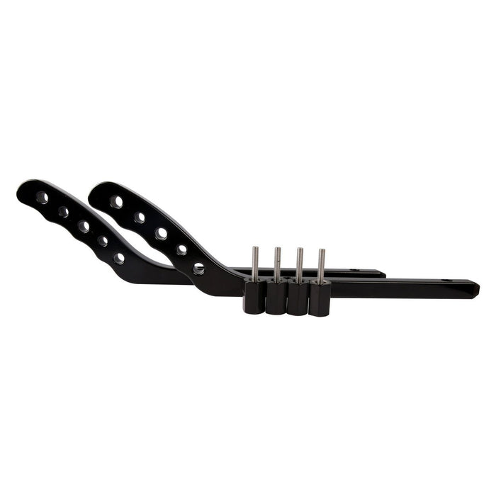 Aluminum Grab Handle - Front / Rear / Black / Red (11-18 Jeep Wrangler JK/ JKU) Grab Handles AMERICAN MODIFIED Rear Black 