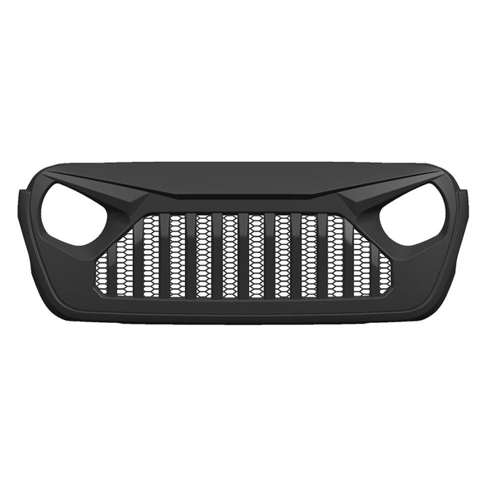 Vader Grille w/ Mesh & Halo Headlights Combo (18-20 Wrangler JL & Gladiator JT) Headlights Grille Combo AMERICAN MODIFIED 