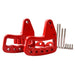 Aluminum Grab Handle - Front / Rear / Black / Red (11-18 Jeep Wrangler JK/ JKU) Grab Handles AMERICAN MODIFIED 