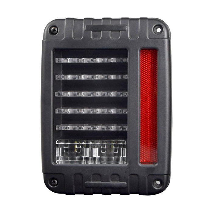 LED Horizontal Tail Lights (07-18 Jeep Wrangler JK/ JKU) Tail light AMERICAN MODIFIED 