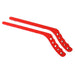 Aluminum Grab Handle - Front / Rear / Black / Red (11-18 Jeep Wrangler JK/ JKU) Grab Handles AMERICAN MODIFIED 