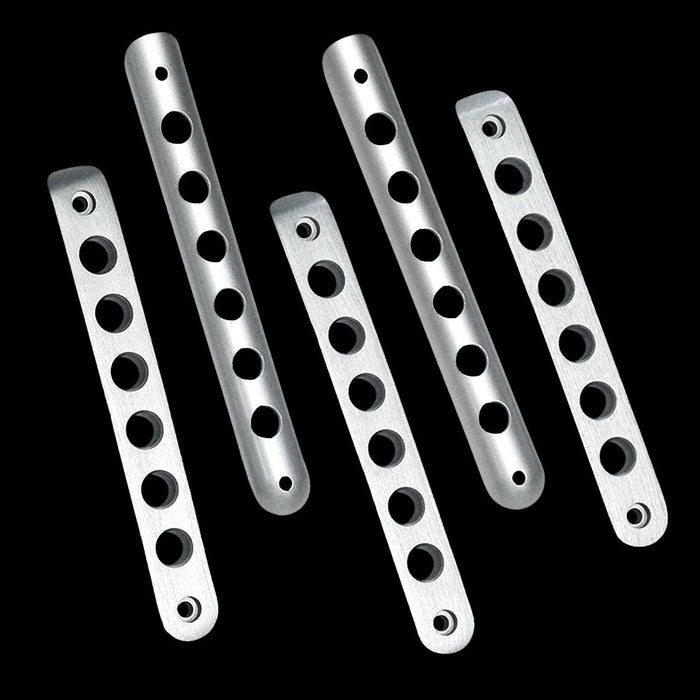 Aluminum Door Grab Handle Inserts Cover 4 Door (11-18 Jeep Wrangler JK/ JKU) Door Handles AMERICAN MODIFIED 