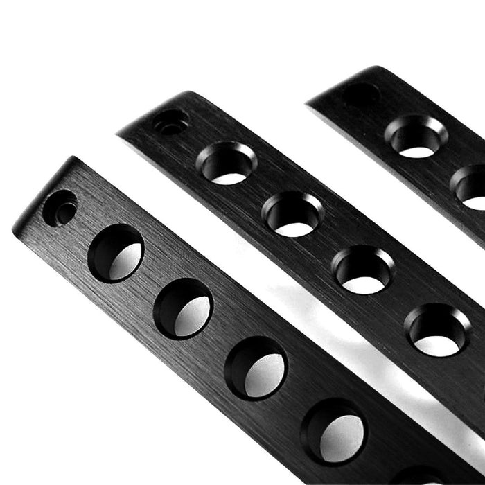 Aluminum Door Grab Handle Inserts Cover 4 Door (11-18 Jeep Wrangler JK/ JKU) Door Handles AMERICAN MODIFIED 