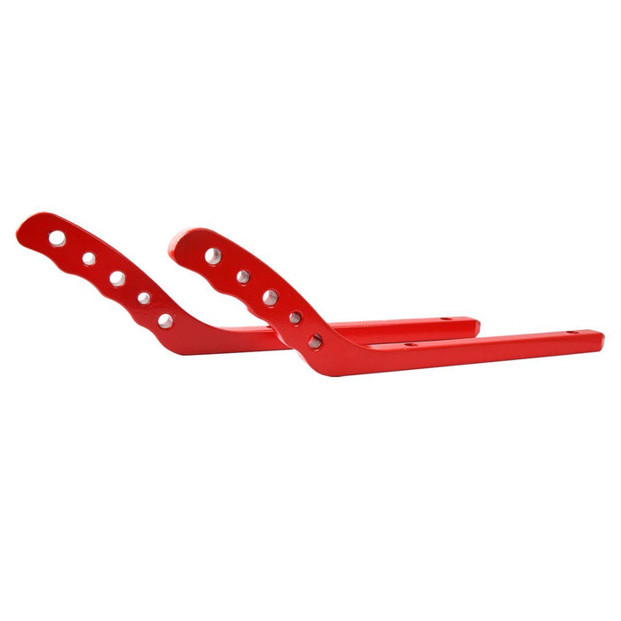 Aluminum Grab Handle - Front / Rear / Black / Red (11-18 Jeep Wrangler JK/ JKU) Grab Handles AMERICAN MODIFIED Rear Red 
