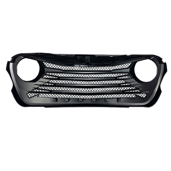 Tomahawk Grille - Matte Black for 18-23 Jeep Wrangler JL & Gladiator JT丨American Modified