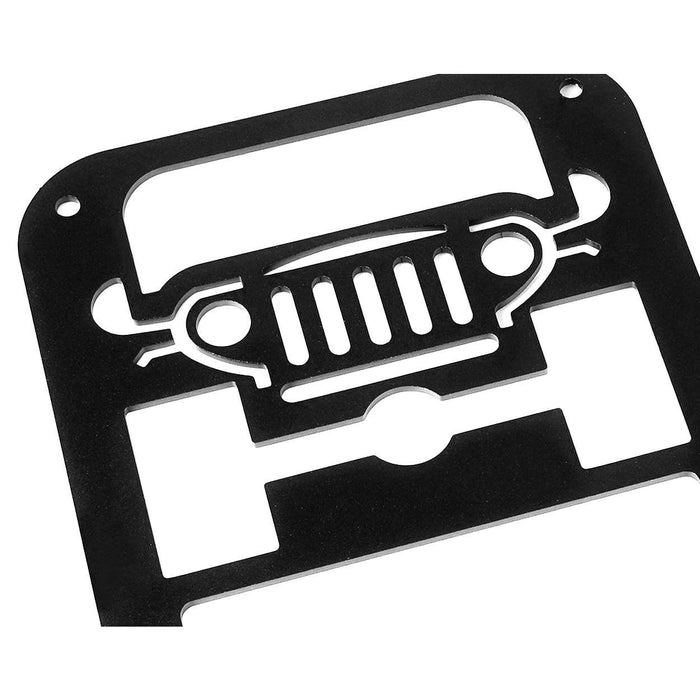 JEEP GRILLE STYLE Tail Light Guards (07-18 Jeep Wrangler JK/ JKU) Light Guards & Covers AMERICAN MODIFIED 