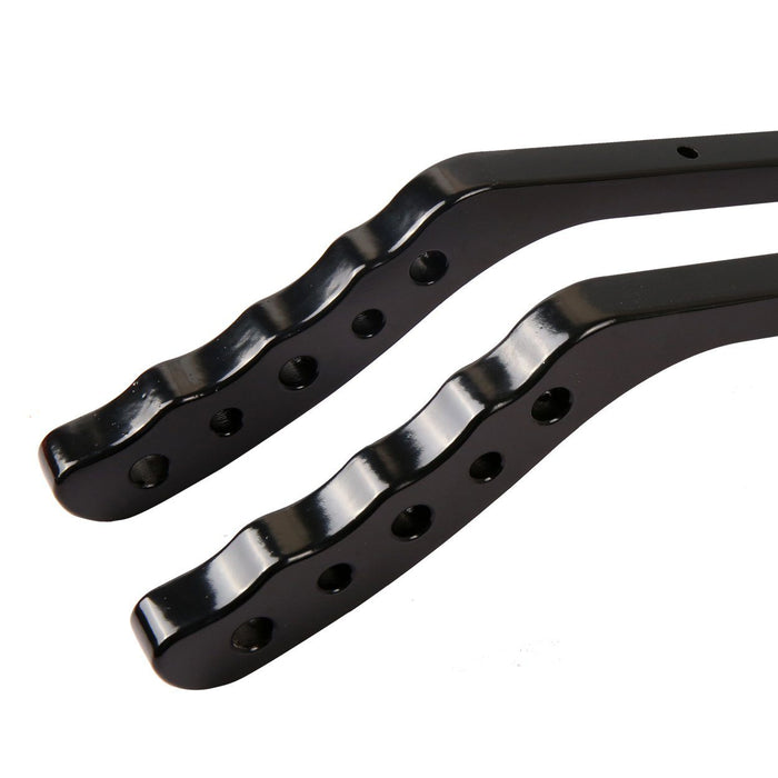 Aluminum Grab Handle - Front / Rear / Black / Red (11-18 Jeep Wrangler JK/ JKU) Grab Handles AMERICAN MODIFIED 