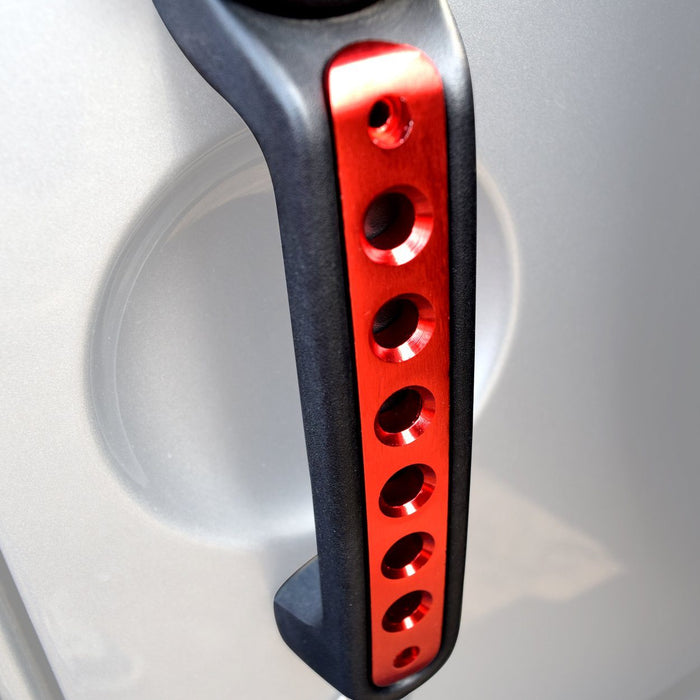 5x Black Aluminum Grab Handle Insert Covers Trim For Jeep Wrangler JK 2007-2018