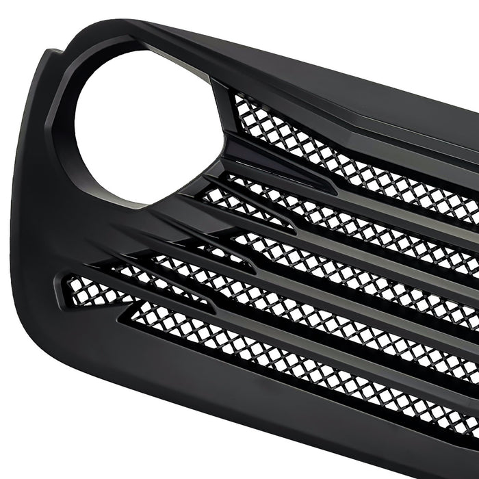 Tomahawk Grille - Matte Black for 18-23 Jeep Wrangler JL & Gladiator JT丨American Modified