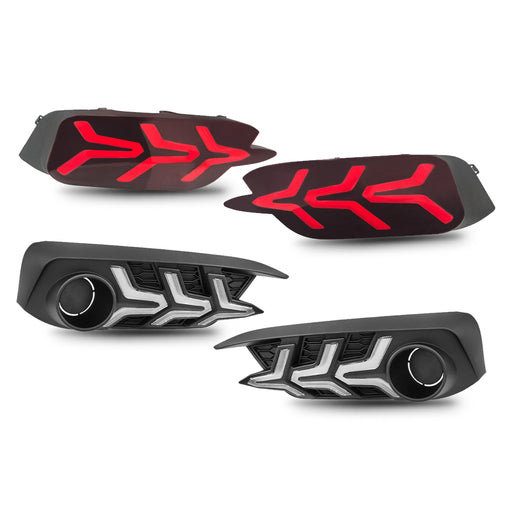 LED Daytime Running Light & Rear Bumper Tail Light for 16-18 Honda Civic Sedan/Hatchback丨American Modified