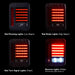 LED Horizontal Tail Lights (07-18 Jeep Wrangler JK/ JKU) Tail light AMERICAN MODIFIED 