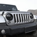 Black Angry Eyes Head Light Bezels Cover (11-18 Jeep Wrangler JK/ JKU) Light Guards & Light Covers AMERICAN MODIFIED 