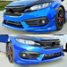 Type R Style Grille (16-18 Honda Civic) Grilles AMERICAN MODIFIED 