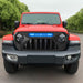 Demon Grille w/Blue Star Lights (18-20 Wrangler JL & Gladiator JT) Grilles AMERICAN MODIFIED 