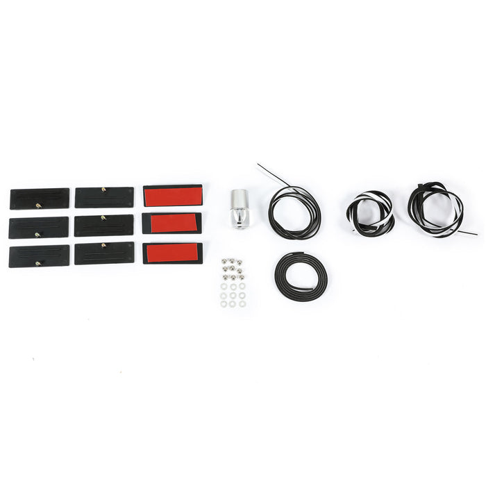 Rear Window Louver Windshield-Glossy Black for 2016-2020 Honda Civic 2DR丨American Modified