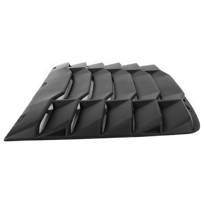 Rear Window Louver Windshield-Glossy Black for 2016-2020 Honda Civic 2DR丨American Modified