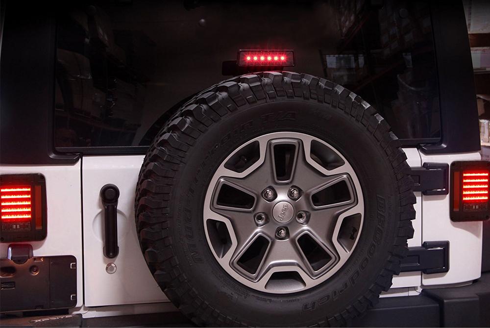 LED Horizontal Tail Lights (07-18 Jeep Wrangler JK/ JKU) Tail light AMERICAN MODIFIED 