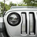 Front Headlight Cover Bezels for 18-22 Jeep Wrangler JL & Gladiator JT