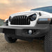 Gladiator Vader Grille w/ Mesh - Black & White for 18-22 Jeep Wrangler JL & Gladiator JT