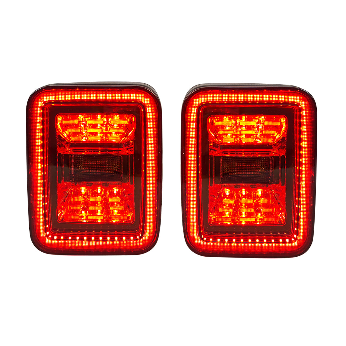 Smoked Black LED Tail Lights For 2019-2022 Jeep Gladiator JT