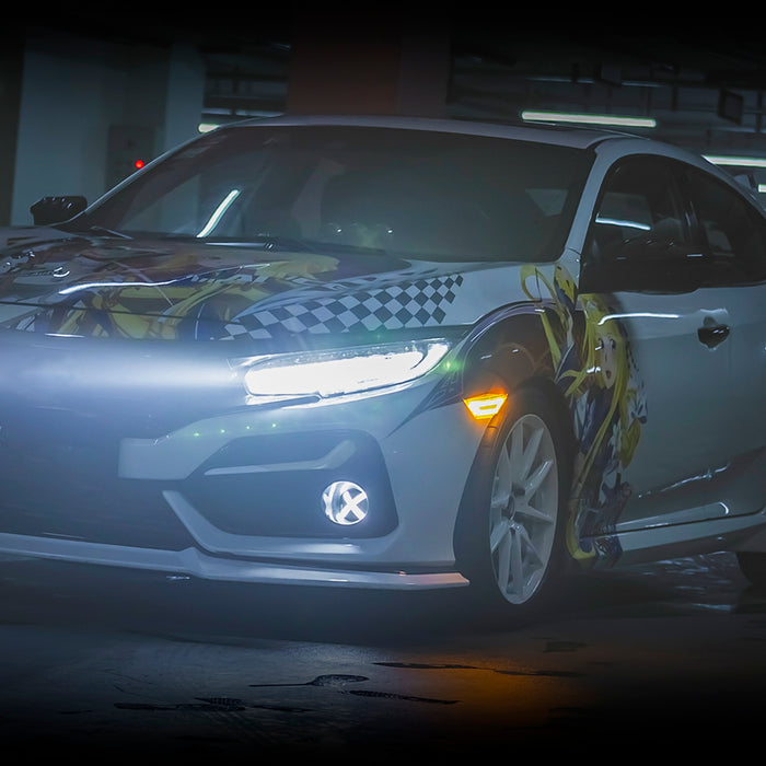 LED Side Marker Lights w/Turn Signal For 2022 11th Honda Civic