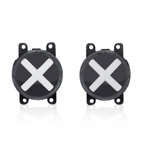 2022 11th Honda Civic Sedan X Style LED Front Bumper Fog Lights\| AMERICAN MODIFIED